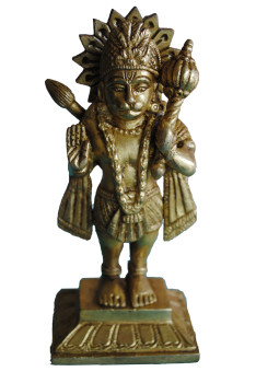 Brass Hanuman Idol L 3 x B 2 X H 7 INCH Approx